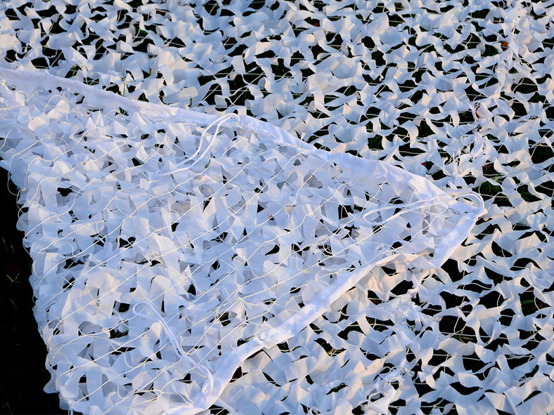 白色純色偽裝網 白色純色偽裝網