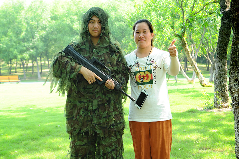 叢林布條兩件套